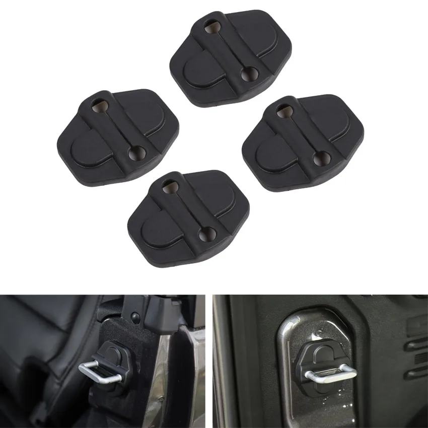 4 шт./компл. Чехол для автомобильного дверного замка Стайлинг подходит Jeep Wrangler JL 2
