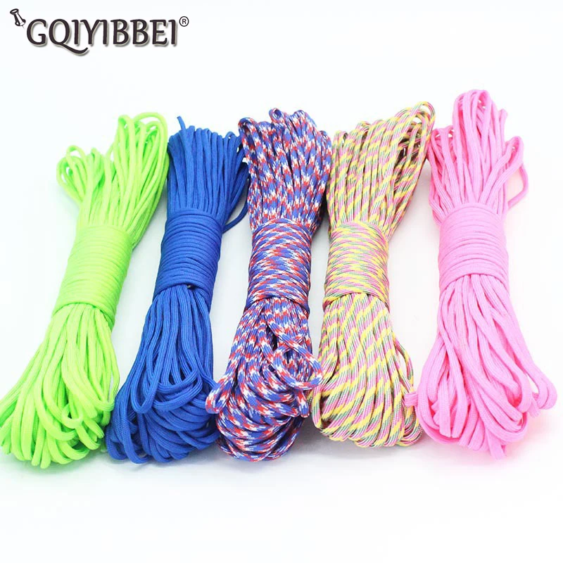 

168 Colors 550 Paracord Cord Lanyard Rope Mil Spec Type III 7 Strand 4MM 300FT Climbing Camping Survival Equipment