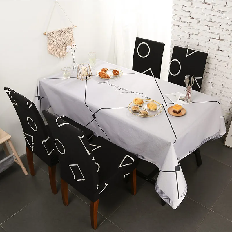 Hawaii Flower Waterproof Table Cloth Kitchen Dining Rectangular Party Covers Home Decor Christmas Ornaments 1pc | Дом и сад
