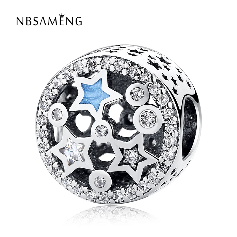 Бусины шармы женские из серебра 925 пробы с кристаллами|silver charms beads|charm beadsbeads fit |
