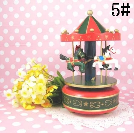 Оптовая цена музыкальная шкатулка 4 шт./лот креативные подарки деревянная в виде
