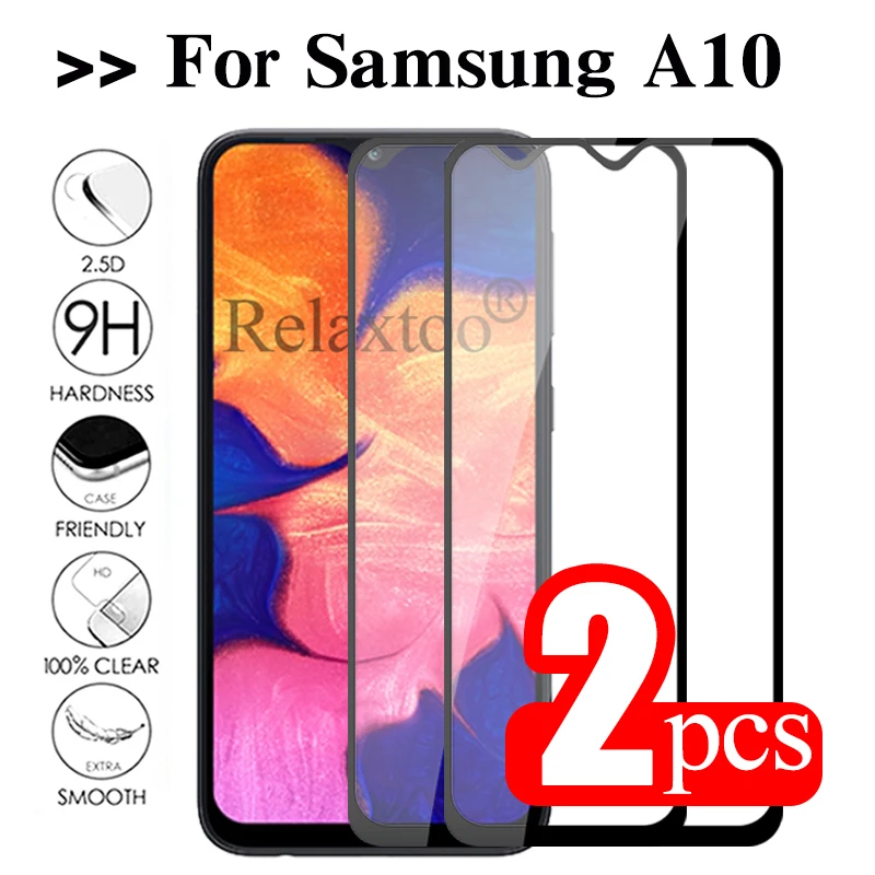 Закаленное стекло для Samsung A10 Защитное samsung galaxy a10 galax a105 10a a105F a 10 пленка 2