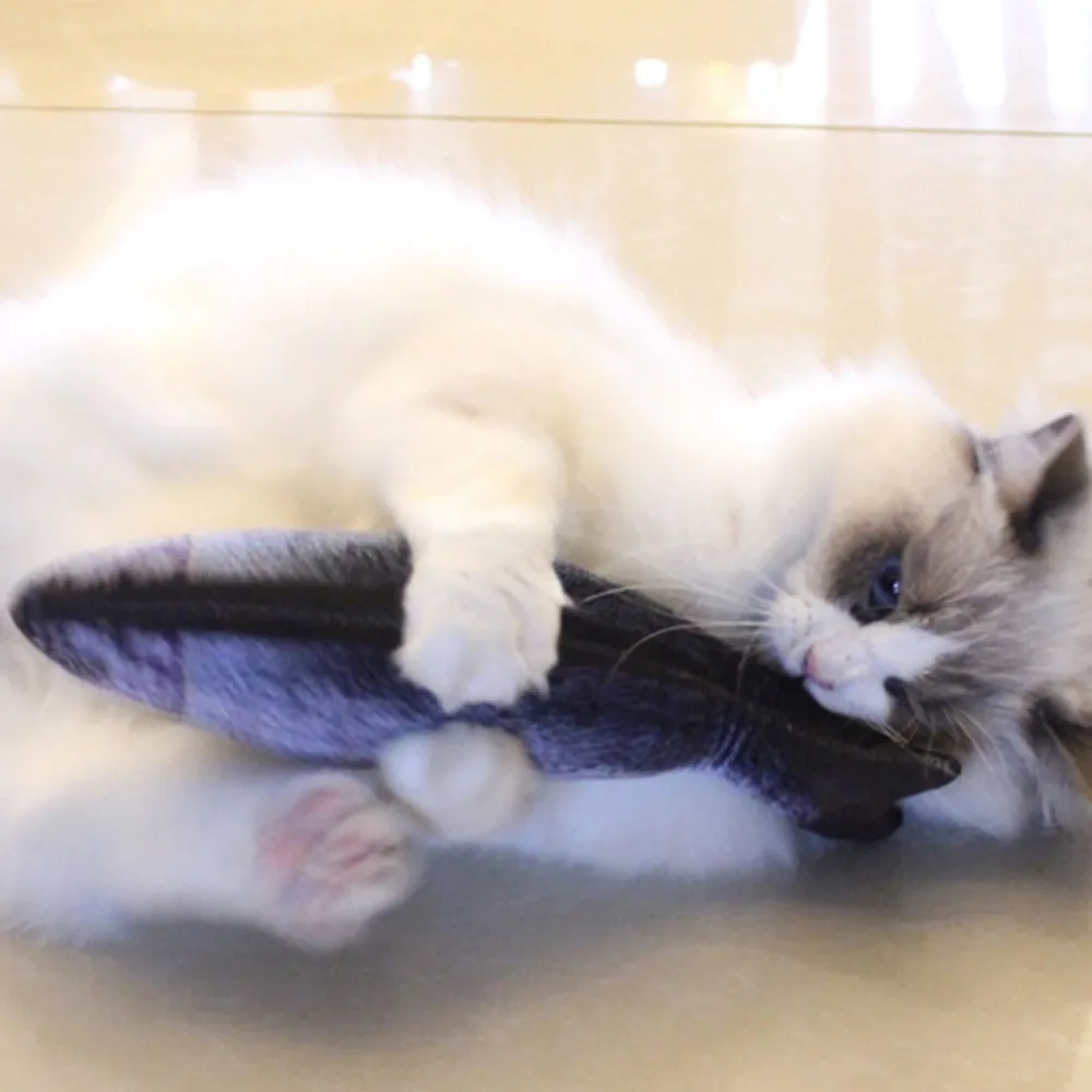 Looey Pet плюшевые Креативные 3D Карп Рыба Форма кошка игрушка подарок милая имитация