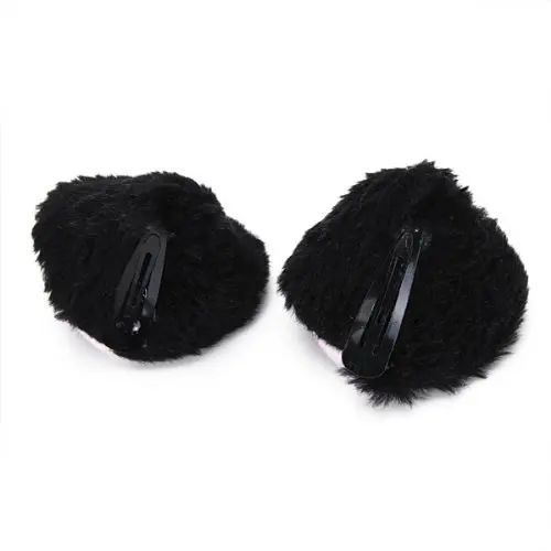 3 пары кошачьих ушей Косплей заколка для волос черный белый и розовый| |