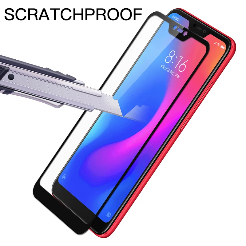 Стекло с полным покрытием 3D для Xiaomi Redmi 6A 6 Pro 4 защитная пленка экрана Note 4x 5A
