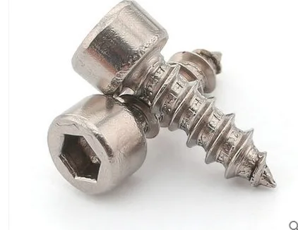 100 шт./лот M2 * 5-12 M2.5 6-16 M3 8-30 M3.5 нержавеющая сталь 304 Шестигранная головка саморезы