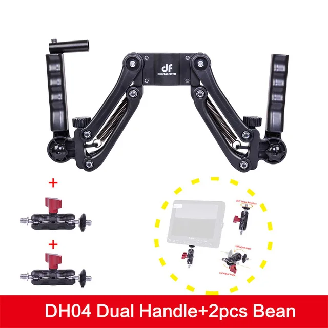 DH04 стабилизатор 3 оси Gimbal весна двойная ручка для RONIN S Zhiyun гладкой 4 крана 2 крана плюс - Цвет: Package B