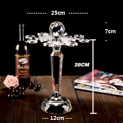 Wine rack 1pcs Роскошный бокал для вина без свинца, Алмазный хрустальный бокал, пивной бокал, бокалы для шампанского, модный винный стеллаж, романтические свадебные подарки - Цвет: Wine rack 1pcs