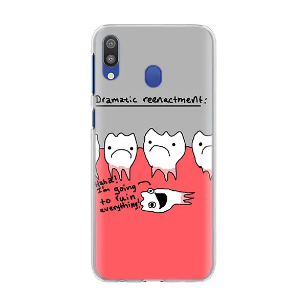 03 Стоматолог Зубной увенчанный зуб Чехлы для samsung Galaxy A30 A50 M10 M20 M30 A6 A7 A8+ A9 S10 плюс S10e жесткая задняя панель из поликарбоната - Цвет: 03