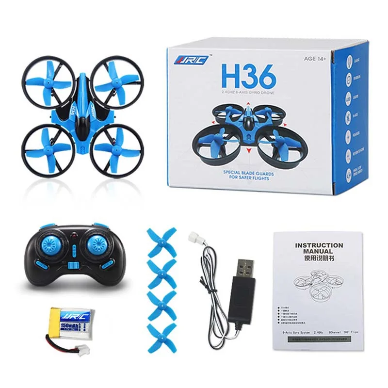 JJRC H36 мини Дрон RC Квадрокоптеры Безголовый режим один ключ возвращение вертолет