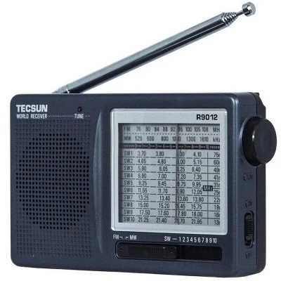 Портативное радио TECSUN R-9012 12 диапазонов FM/AM/SW радио многополосный радиоприемник портативный Y4122H высокочувствительное радио TECSUN FM