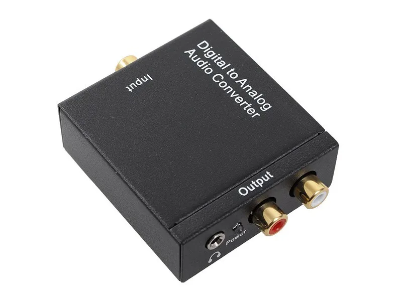 Цифровой адаптер оптический коаксиальный Toslink сигнал в аналоговый аудио