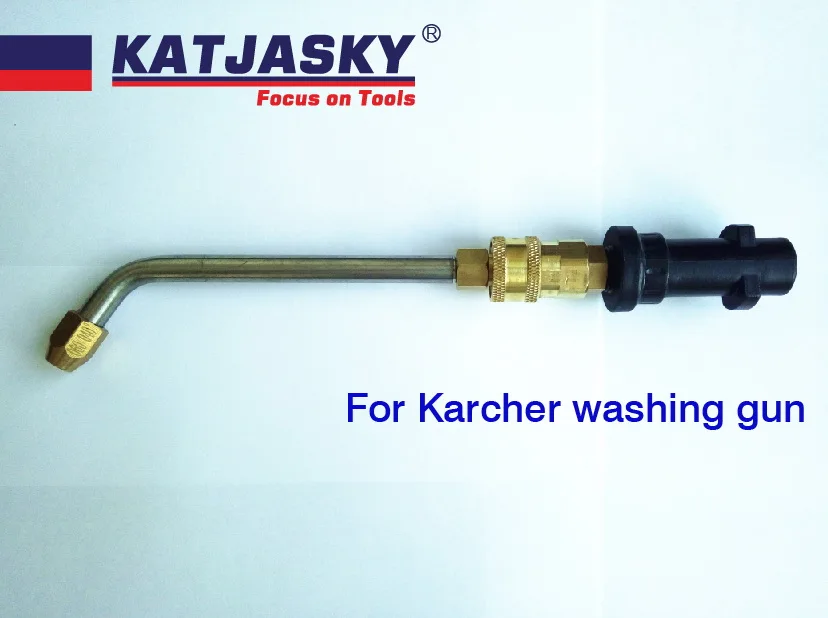 Изогнутая насадка для автомойки Karcher K2K7, мойка с воздушным режимом, изогнутая 60 градусов, выходное отверстие, диаметр 060, 40 градусов, мойка под высоким давлением