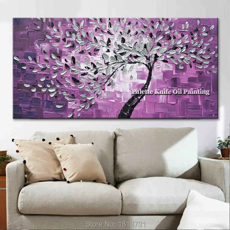 

Handmade Oil Painting Palette Knife Flower Oil Painting On Canvas 110