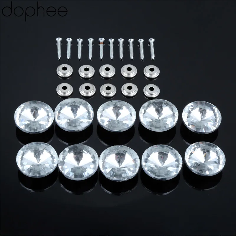 Пуговица dophee с алмазным узором кристальная обивка гвоздь для дивана кровати