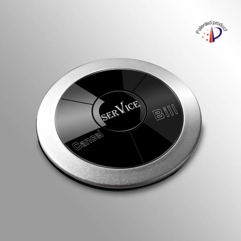 Бесплатная доставка! Водонепроницаемая кнопка вызова с тремя клавишами: