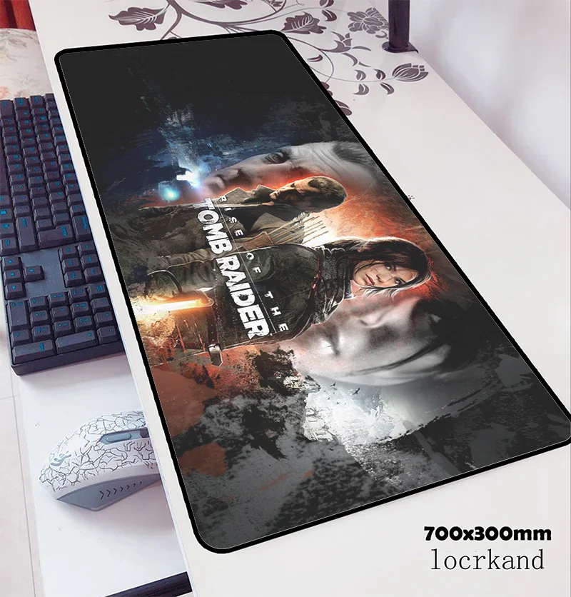 Коврик для мыши tomb raider 70x30 см игровой коврик Аниме персональный офисный notbook