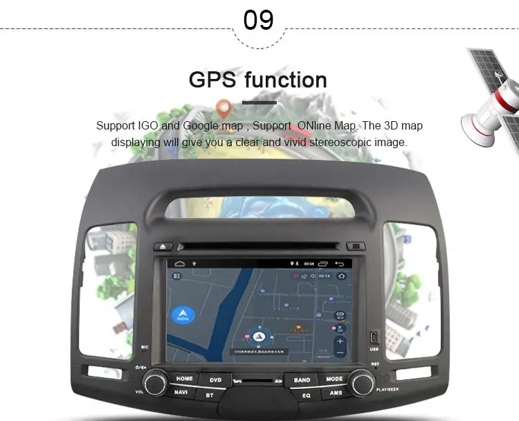 JDASTON 7 дюймов Android 10,0 автомобильный dvd-плеер для HYUNDAI ELANTRA 2007-2011 Мультимедиа gps навигация 2 Din автомагнитола аудио стерео