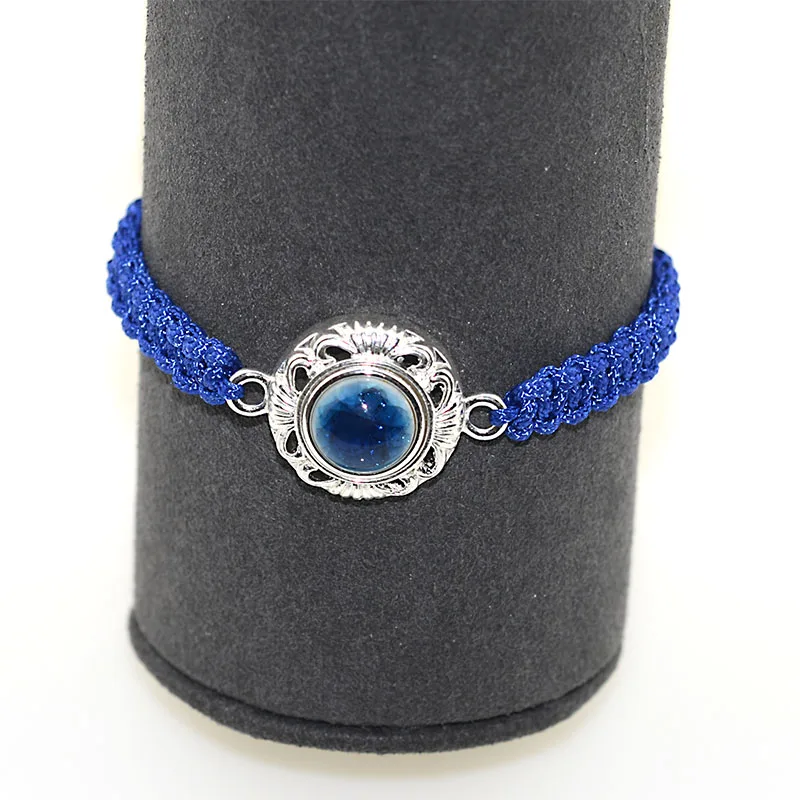 DIY оснастки очарование Браслеты Плетеный Браслеты с 1 круглый Jewelpop для DIY оснастки очарование Kameleon Браслеты Для женщин подарок