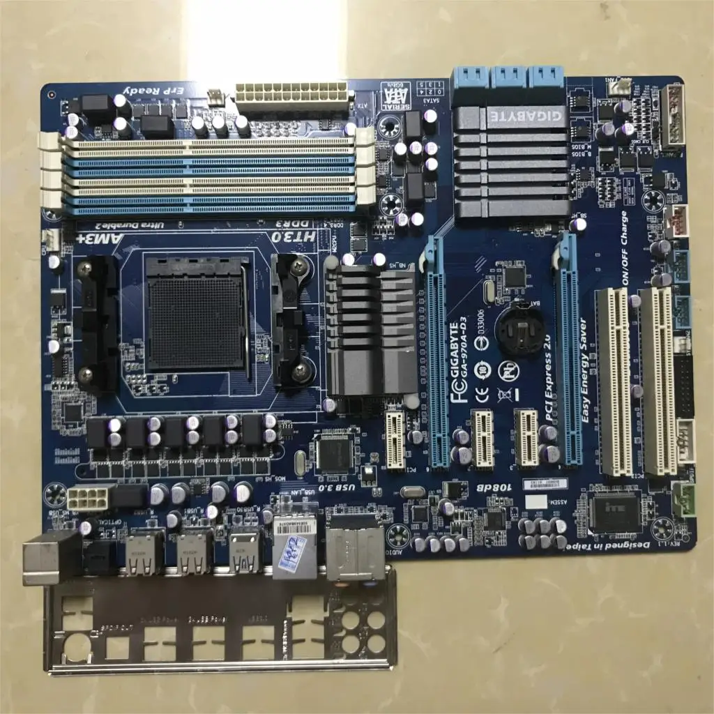 Для AMD 970 Socket AM3+/AM3 Gigabyte GA-970A-D3 материнская плата DDR3 32G Gigabyte 970A настольная материнская плата 970A-D3 платы USB 3,0 б/у