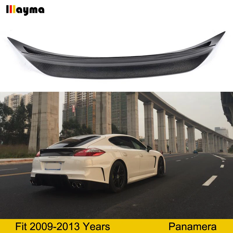 Vorsteinernr стильный задний спойлер багажника из углеродного волокна для Porsche Panamera 4 S 3.6L 2009-2013 года Turbo 4,8 T GTS автомобильный спойлер крыло