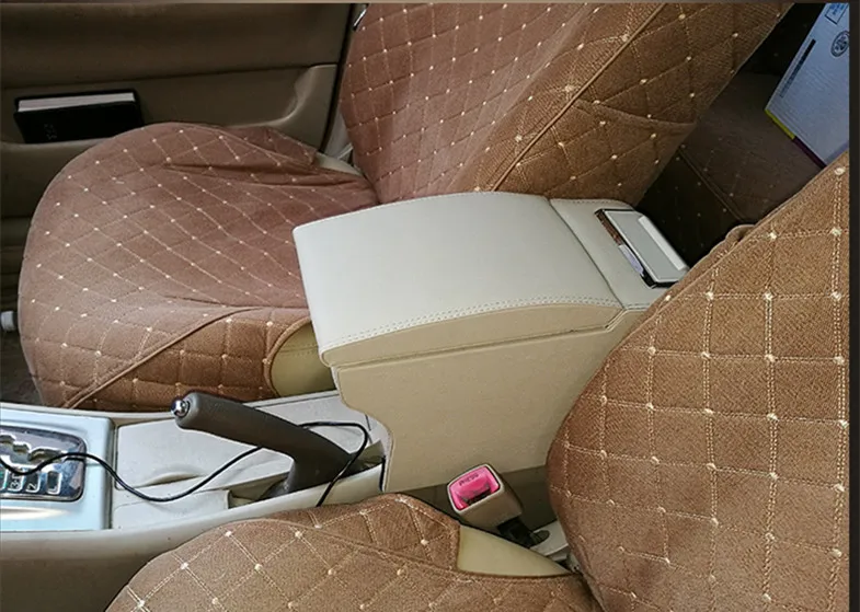 beige Центральный подлокотник коробка оригинальная ручная коробка специальный ящик для хранения оригинальные аксессуары для автомобиля для TOYOTA Переключатель окон COROLLA EX COROLLA - Color Name: beige