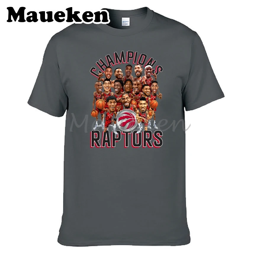 Для мужчин футболка 2019 чемпионов все плеер групповым снимком Кохи Леонард Kyle Lowry Торонто ибака Газоль Siakam мы