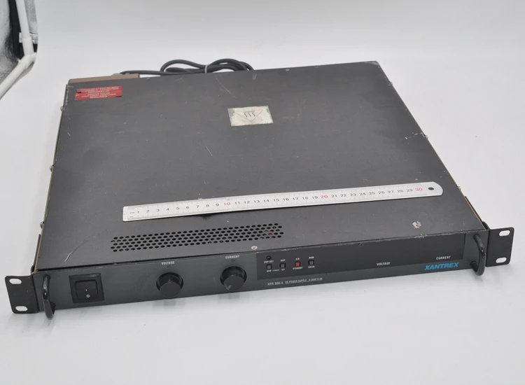 

Xantrex XFR 300-4 voltage 0-300V adjustable current 0-4a adjustable regulated power supply