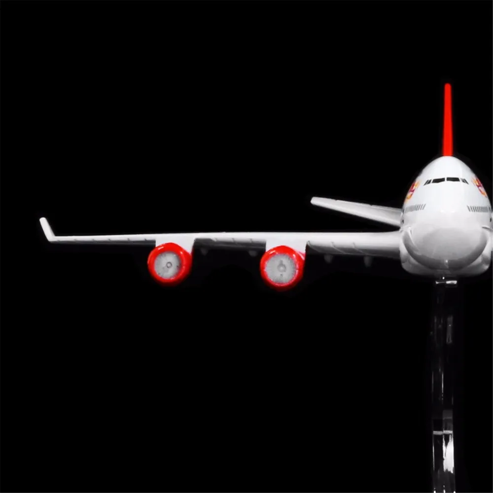1: 400 16 см British Virgin Airways Boeing 747 металлическая модель самолета офисное украшение