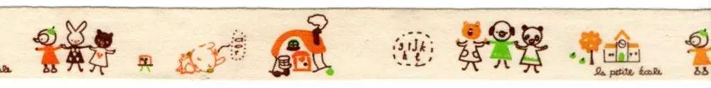 9 ZERZEEMOOY 3/" 20 мм 10 ярдов печатные хлопковые ленты лента Милая поделка рукоделие тканые брендовые этикетки подарочная упаковка - Цвет: 9