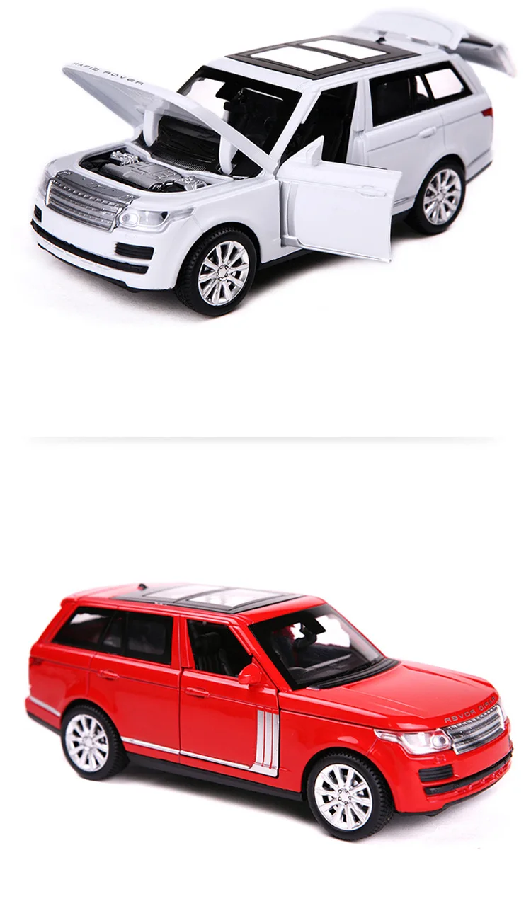 1/32 Diecasts& Toy Vehicles Range Rover Модель автомобиля со звуком и светильник коллекция автомобиля игрушки для мальчика Детский подарок brinquedos