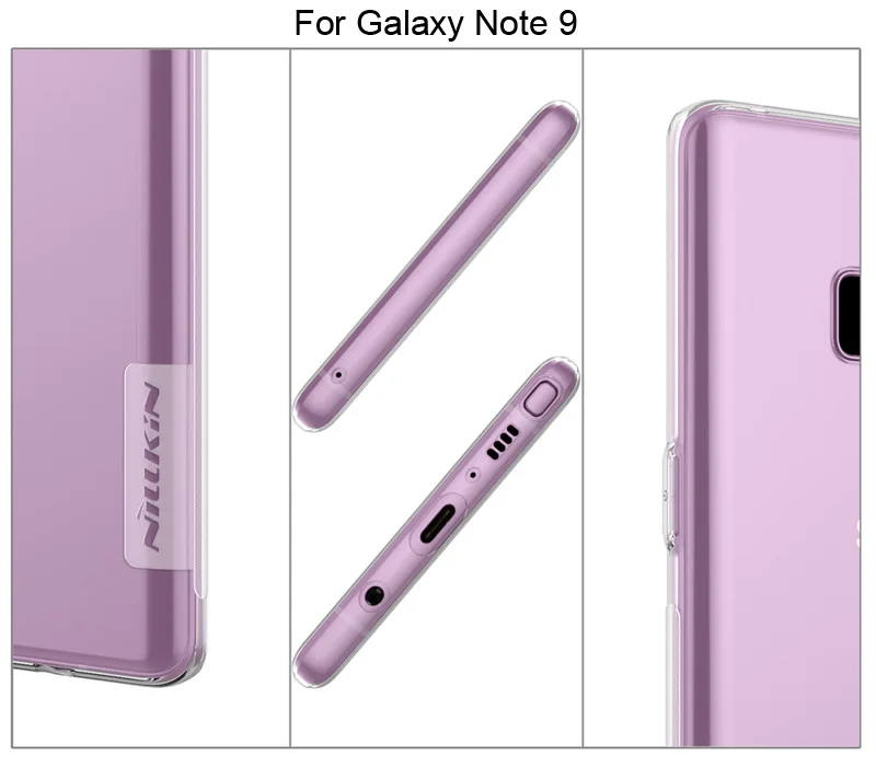 Nillkin Nature Clear Soft TPU Case Cover For Samsung Galaxy Note 9 8 Transparent Silicone Protective |