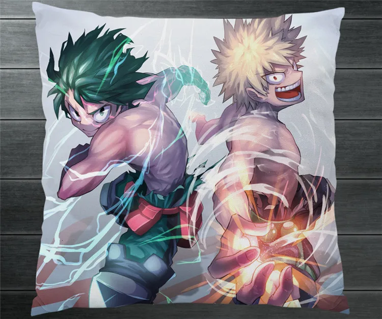 Boku No My Hero Академия bakugou katsuki Todoroki Shoto двухсторонняя подушка чехол 40x40 см Подушка