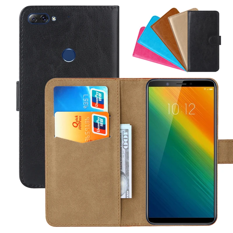 Роскошный чехол бумажник для Lenovo K9 Note из искусственной кожи в стиле ретро с