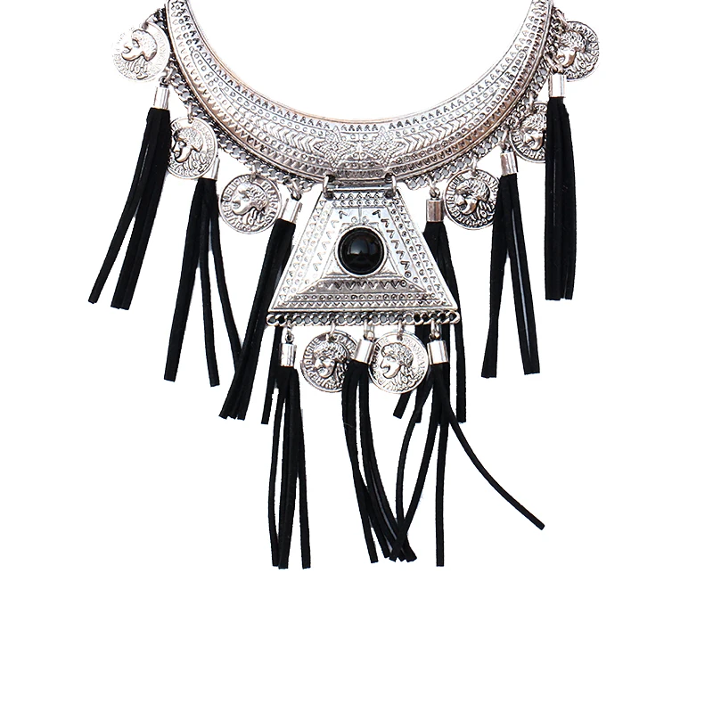 VIVILADY модные эффектные Новые Ювелирные наборы с кисточками для женщин Bijoux Maxi Boho