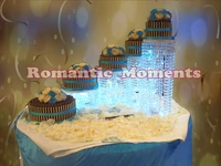 wedding crystal cake stand diameter of 30cm party cake display wedding centerpiece 4pcslot wedding decoration