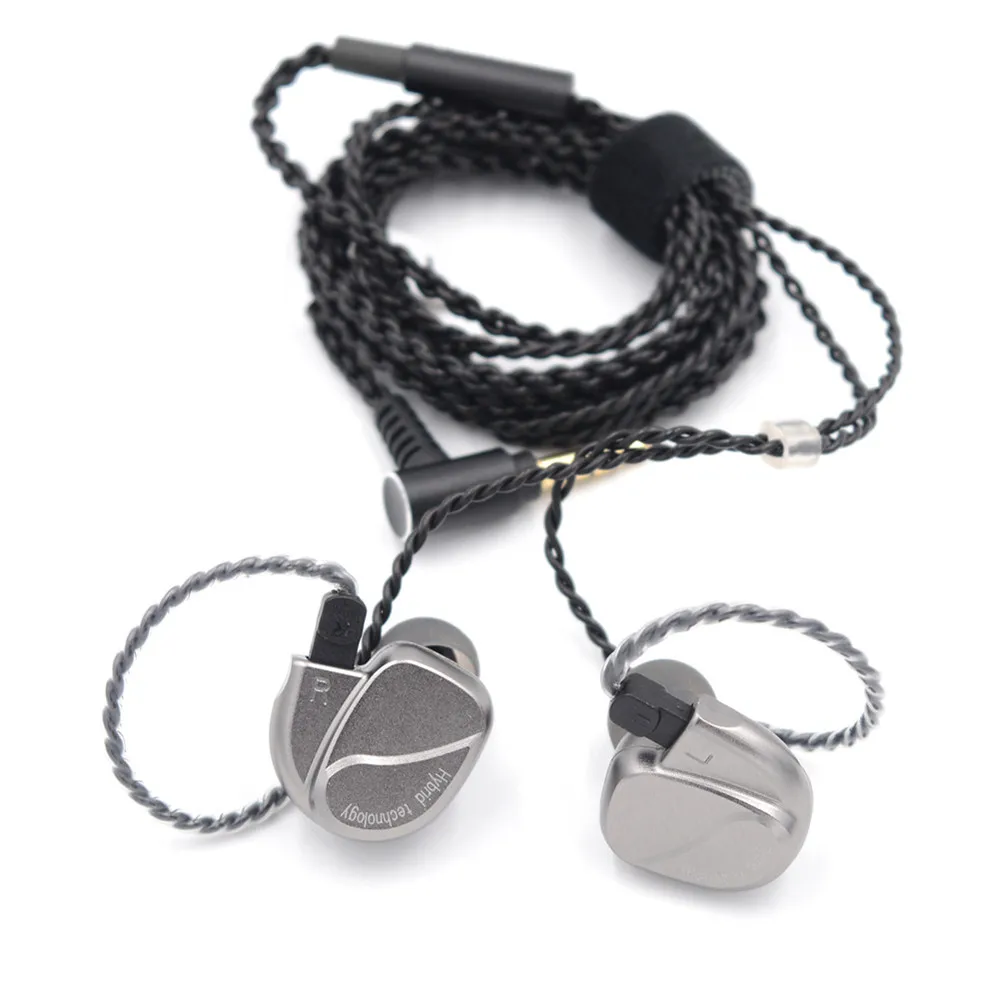Bqeyz K2 2DD + 2BA гибридные наушники спортивные Шум шумоподавления стерео DJ