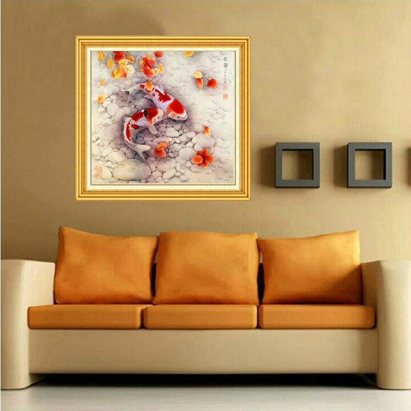 Алмаз вышивка 5D поделки алмаз живопись рыба картина рукоделие вышивки крестом