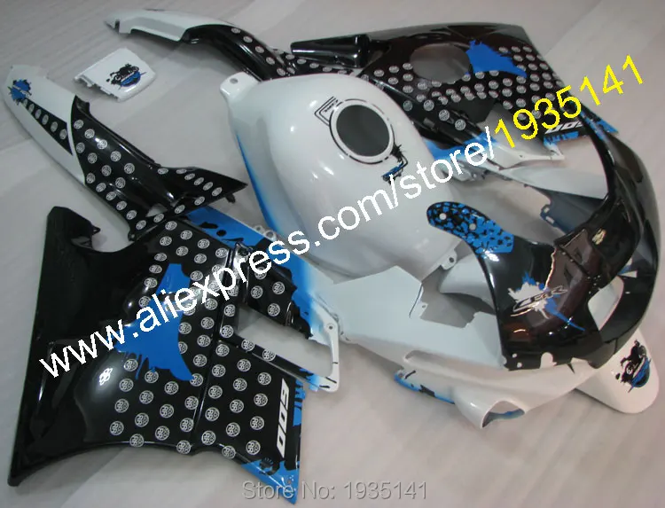 

For Honda CBR600F2 1991 1992 1993 1994 CBR 600 F2 91 92 93 94 CBR600 F2 Black White ABS Motorcycle Fairing Full set