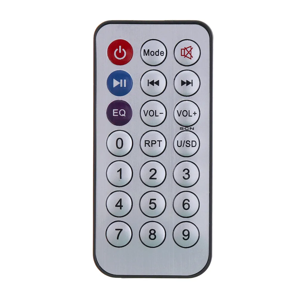 Распродажа DC 12V Мощность усилитель MP3 SD/USB Аудио Плеер ридер 3-Электронная кнопочная панель Управление с пультом дистанционного управления