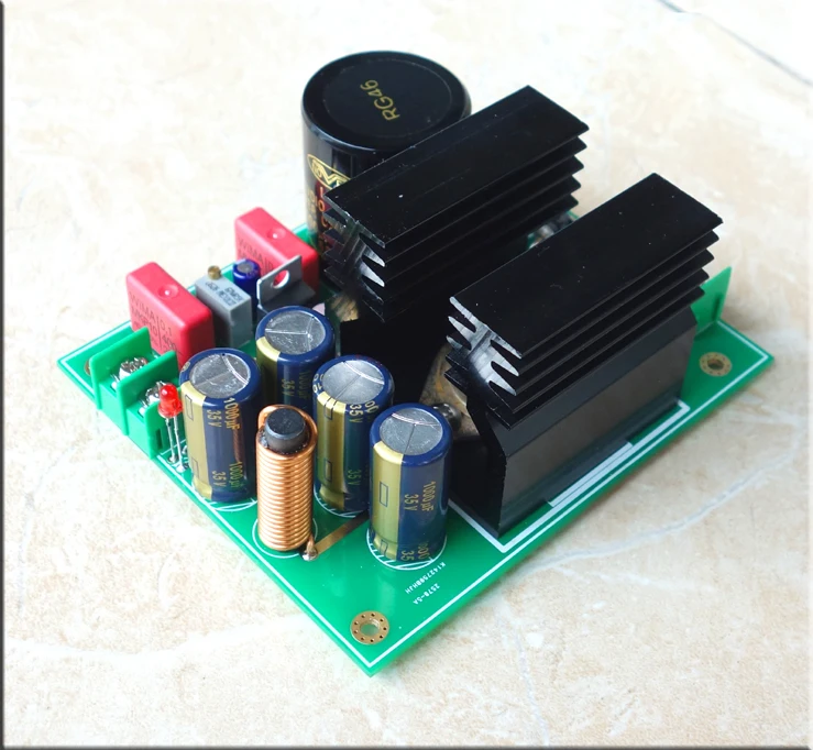 5А на LM317 + MJL15025 Золотой герметичный линейный регулятор тока блок питания низкий