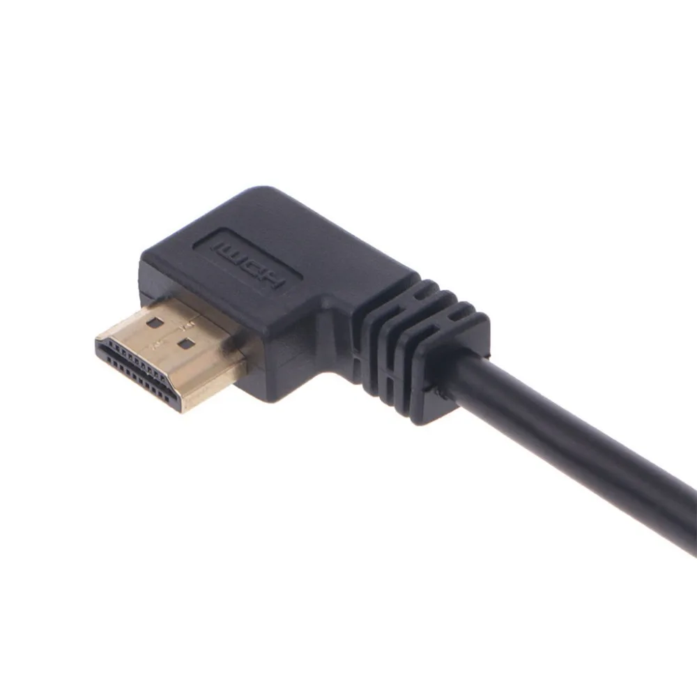 HDMI V1.4 90 градусов правый угловой штыревой прямой Женский удлинитель