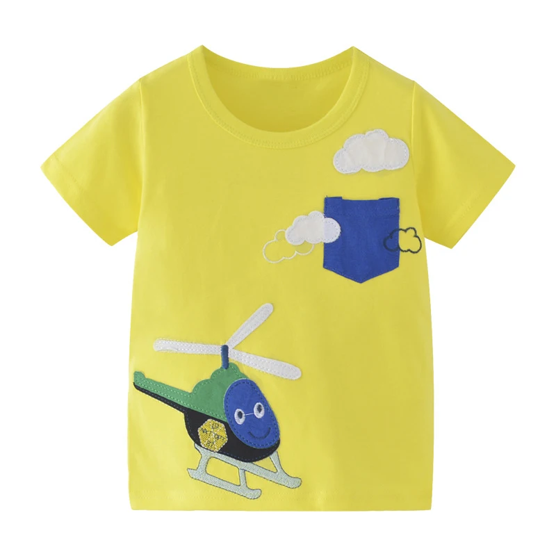 Детский комплект одежды для мальчиков BINIDUCKLING хлопковая футболка с коротким