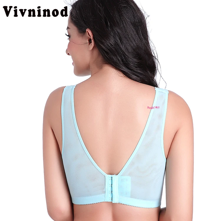 Женский бюстгальтер с пуш-апом Vivninod кружевной бюстгальтер-жилет большого