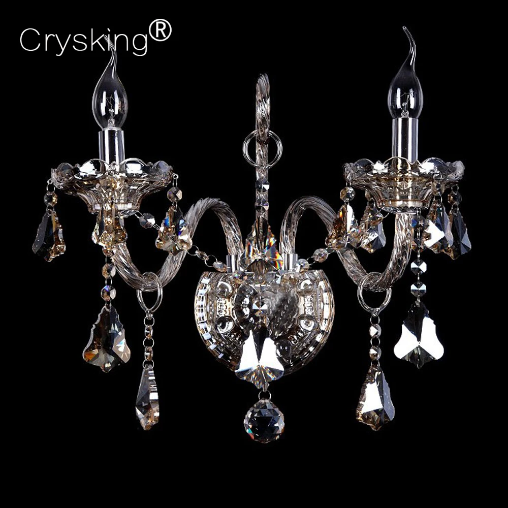 Art декор Современная Люстра хрустальные люстры де Сала лампа коридор освещает CCDC
