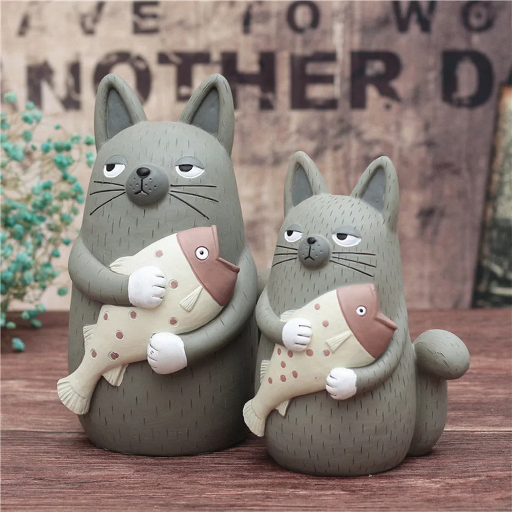 Милые 3D Коты Мультяшные фигурки копилка для денег цент Пенни детская игрушка