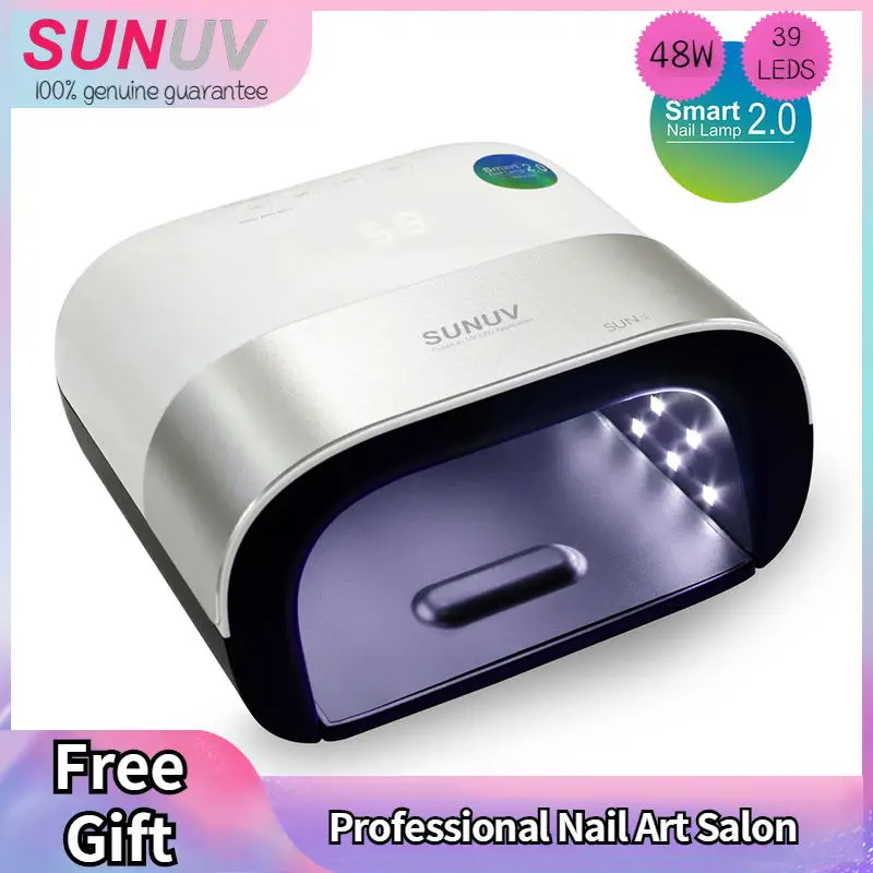 УФ лампа для сушки гель лака ногтей 48 Вт 39 СВЕТОДИОДОВ|Сушилки ногтей| |