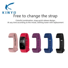 Мониторинг сердечного ритма Smartband IP68 водонепроницаемый цветной