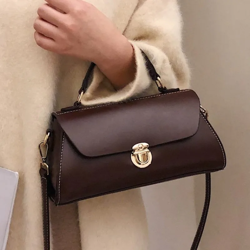 New Fashion Women Handbags Trapezoid Messenger Shoulder Bag High Quality PU Leather Female Crossbody Satchel Bolsas Feminina | Багаж и