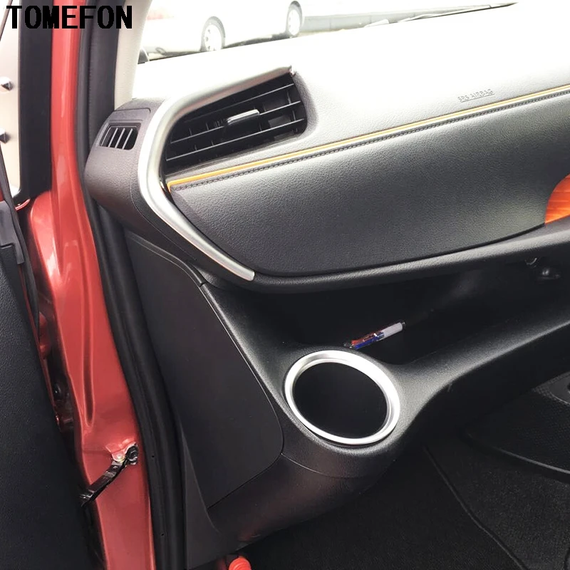 TOMEFON ABS хром для Toyota sienta 2016 2017 NHP170 передний держатель стакана воды внутренний
